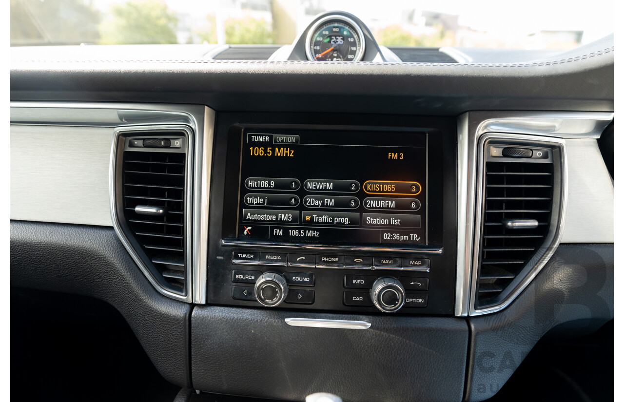 6/2014 Porsche Macan S Diesel (AWD) 4d Wagon Rhodium Silver Metallic Turbo Diesel V6 3.0L