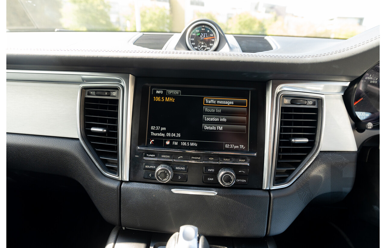 6/2014 Porsche Macan S Diesel (AWD) 4d Wagon Rhodium Silver Metallic Turbo Diesel V6 3.0L