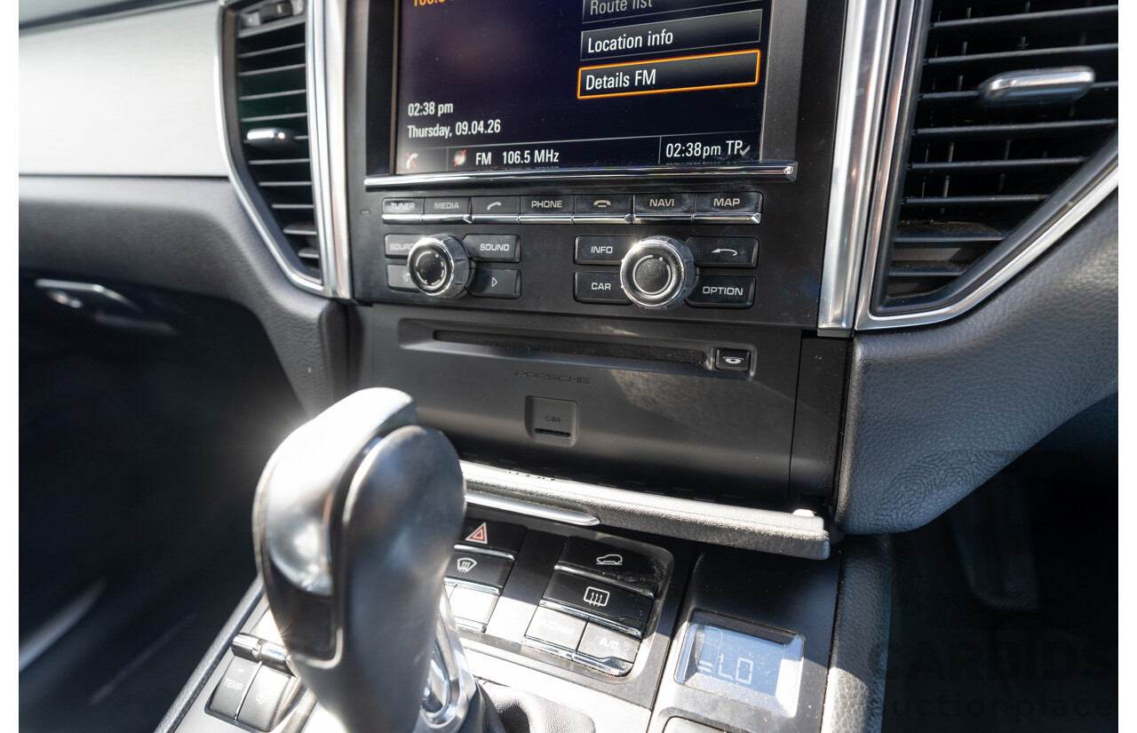 6/2014 Porsche Macan S Diesel (AWD) 4d Wagon Rhodium Silver Metallic Turbo Diesel V6 3.0L