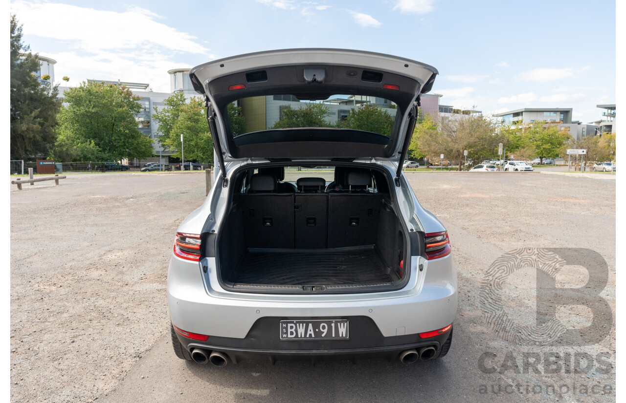 6/2014 Porsche Macan S Diesel (AWD) 4d Wagon Rhodium Silver Metallic Turbo Diesel V6 3.0L