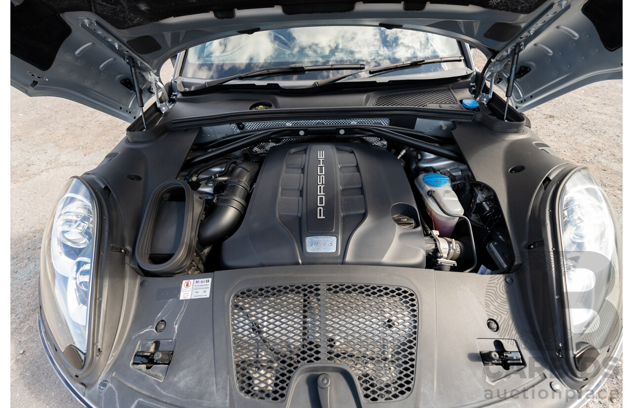 6/2014 Porsche Macan S Diesel (AWD) 4d Wagon Rhodium Silver Metallic Turbo Diesel V6 3.0L