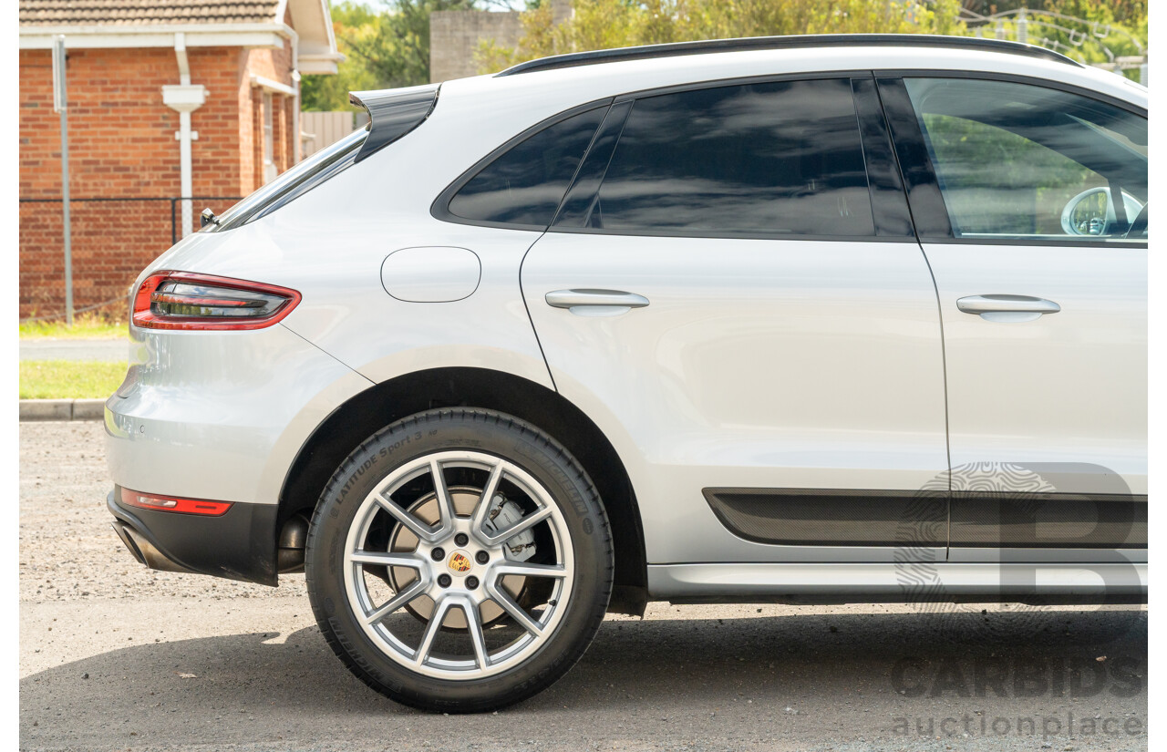 6/2014 Porsche Macan S Diesel (AWD) 4d Wagon Rhodium Silver Metallic Turbo Diesel V6 3.0L
