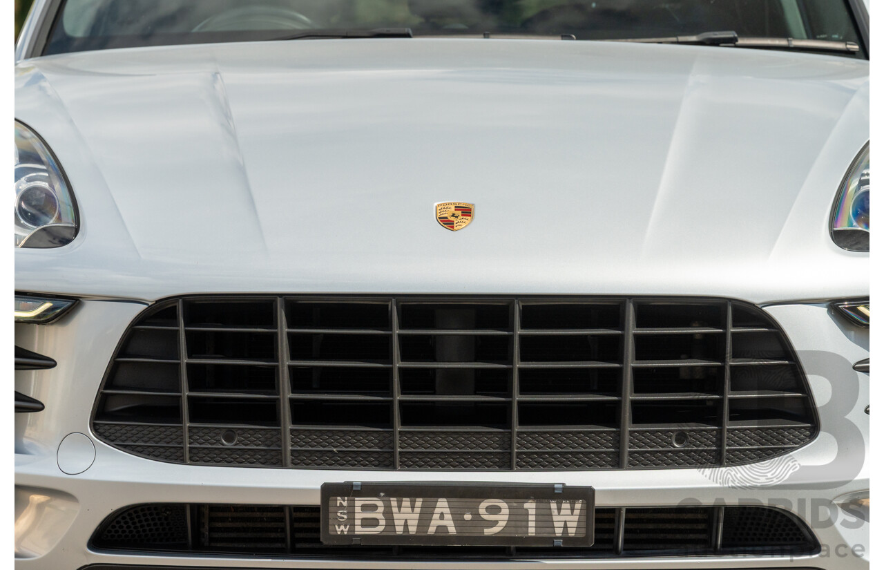 6/2014 Porsche Macan S Diesel (AWD) 4d Wagon Rhodium Silver Metallic Turbo Diesel V6 3.0L