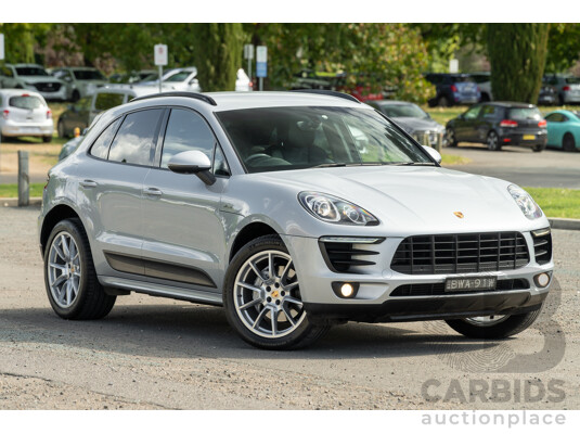 6/2014 Porsche Macan S Diesel (AWD) 4d Wagon Rhodium Silver Metallic Turbo Diesel V6 3.0L