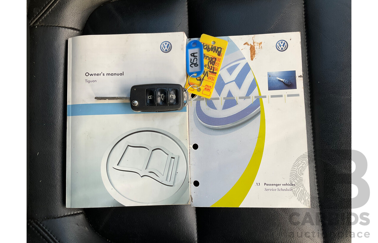 2/2010 Volkswagen Tiguan 103 TDI Pacific 5NC MY10 4d Wagon Black 2.0L