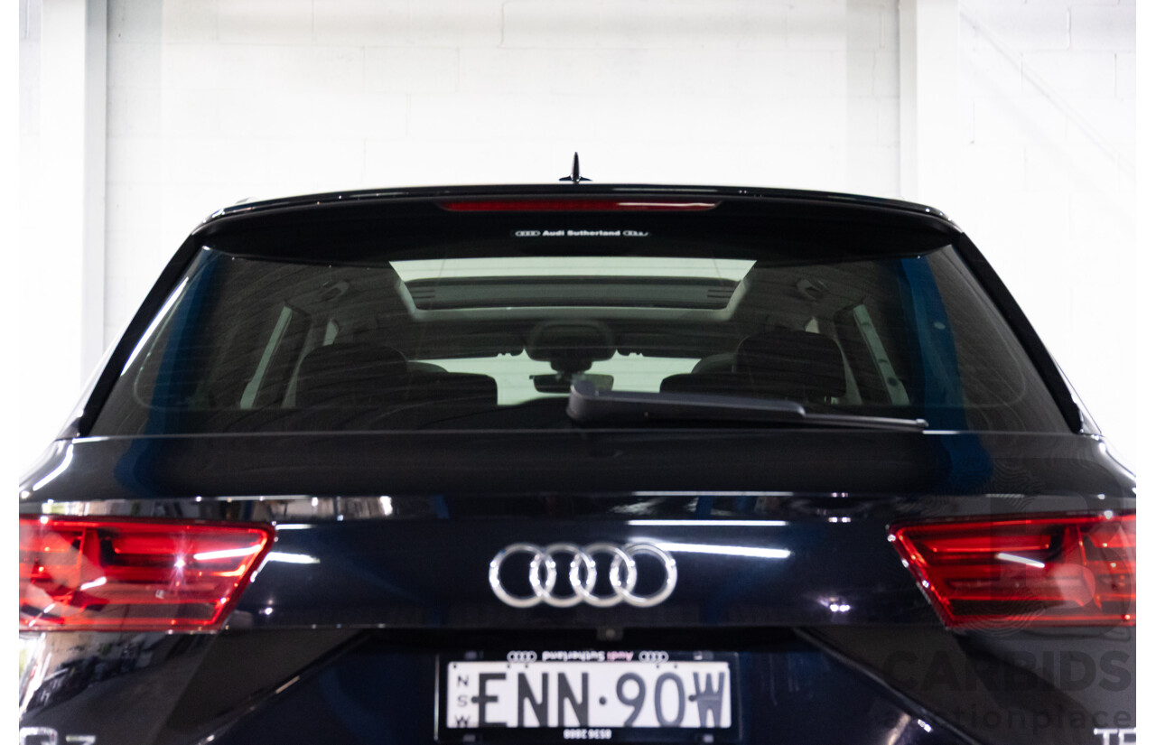 08/2017 Audi Q7 3.0 TDI Quattro (160kW AWD) 4M MY17 4d Wagon Orca Black Metallic Turbo Diesel V6 3.0L