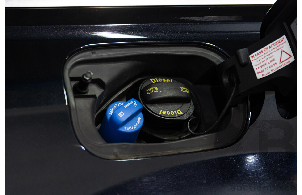 08/2017 Audi Q7 3.0 TDI Quattro (160kW AWD) 4M MY17 4d Wagon Orca Black Metallic Turbo Diesel V6 3.0L