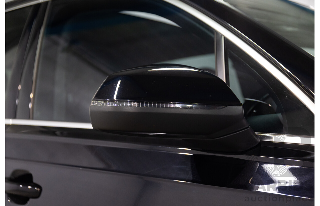 08/2017 Audi Q7 3.0 TDI Quattro (160kW AWD) 4M MY17 4d Wagon Orca Black Metallic Turbo Diesel V6 3.0L