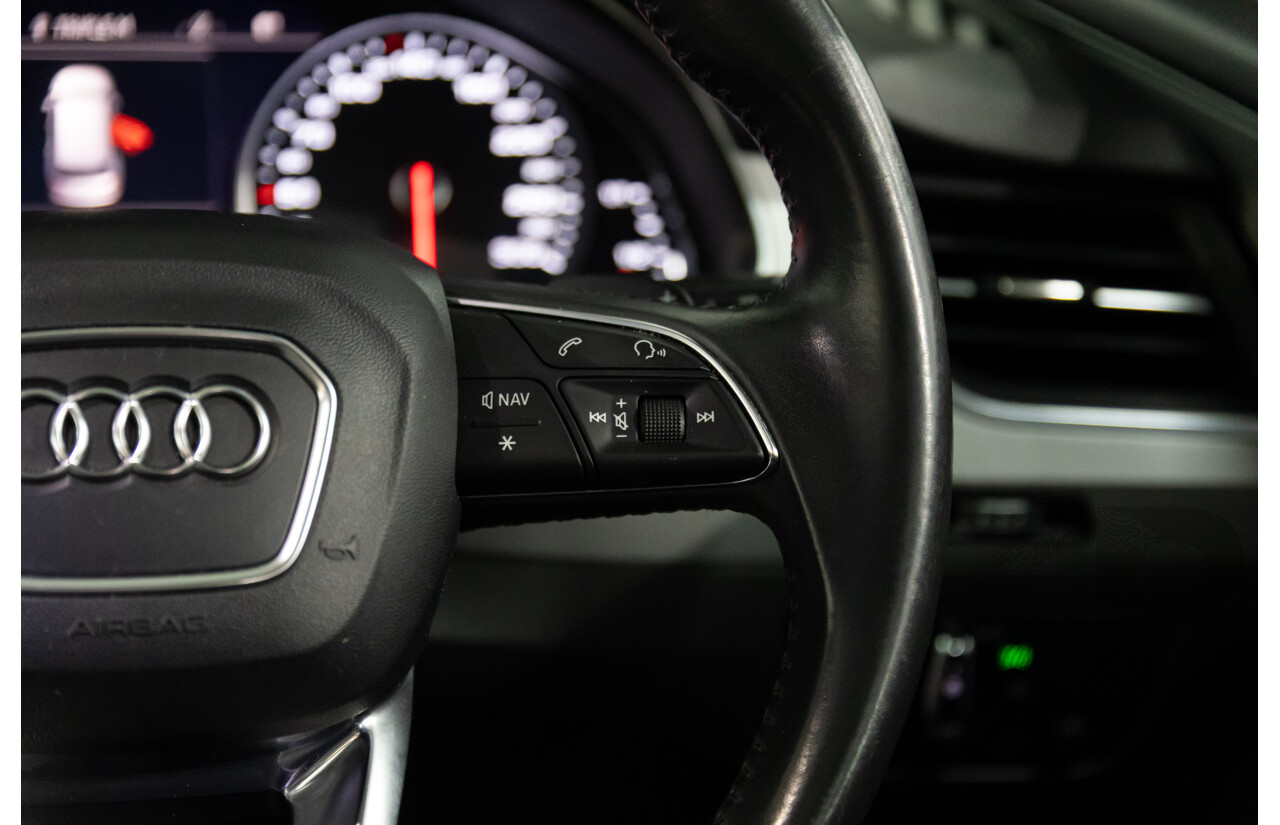 08/2017 Audi Q7 3.0 TDI Quattro (160kW AWD) 4M MY17 4d Wagon Orca Black Metallic Turbo Diesel V6 3.0L