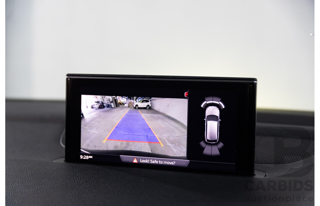 08/2017 Audi Q7 3.0 TDI Quattro (160kW AWD) 4M MY17 4d Wagon Orca Black Metallic Turbo Diesel V6 3.0L