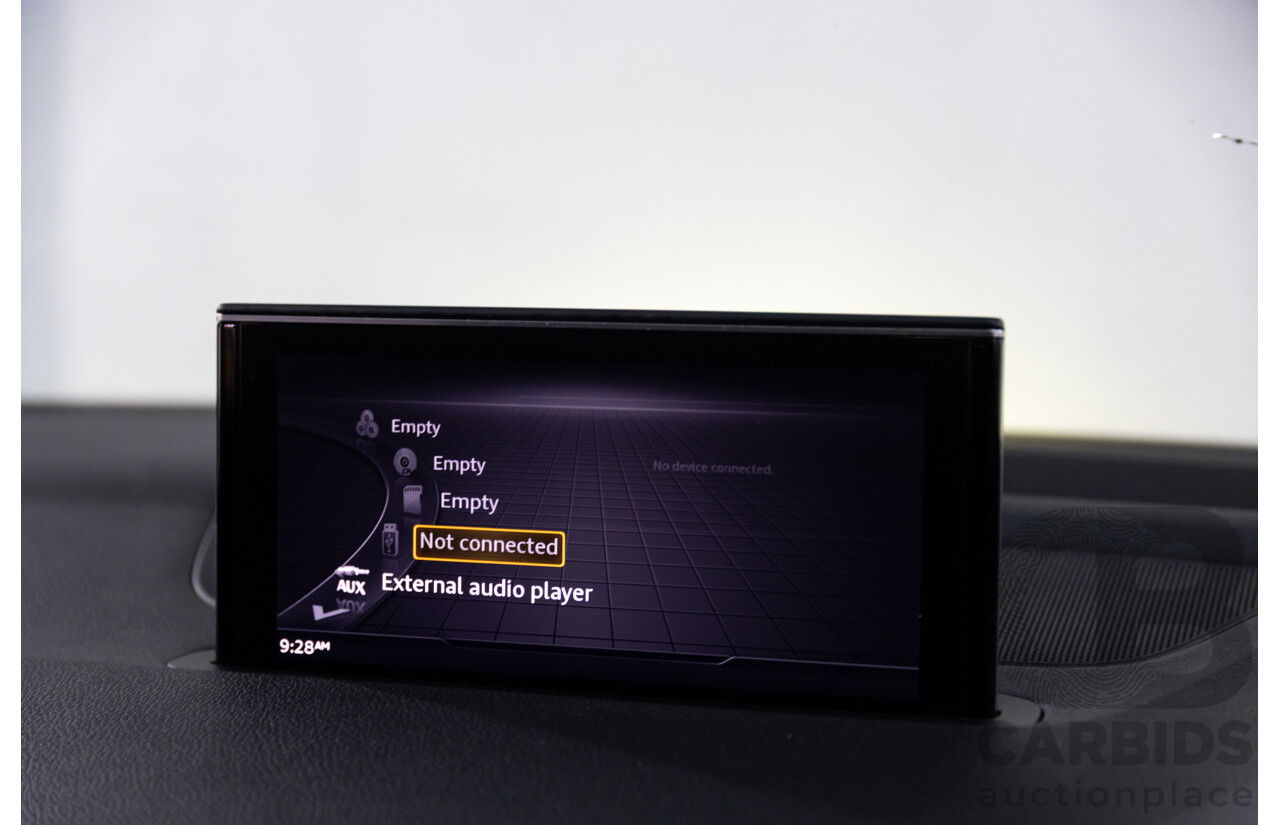 08/2017 Audi Q7 3.0 TDI Quattro (160kW AWD) 4M MY17 4d Wagon Orca Black Metallic Turbo Diesel V6 3.0L