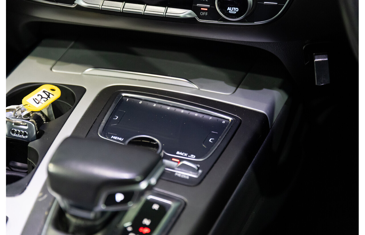 08/2017 Audi Q7 3.0 TDI Quattro (160kW AWD) 4M MY17 4d Wagon Orca Black Metallic Turbo Diesel V6 3.0L