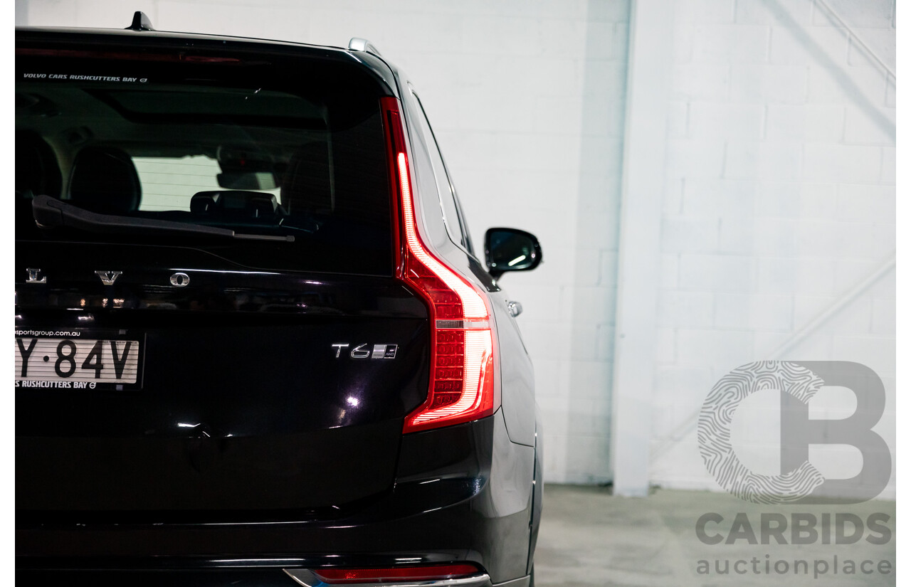08/2018 Volvo XC90 T6 Inscription (AWD) 256 MY19 4d Wagon Onyx Black Twincharged 2.0L