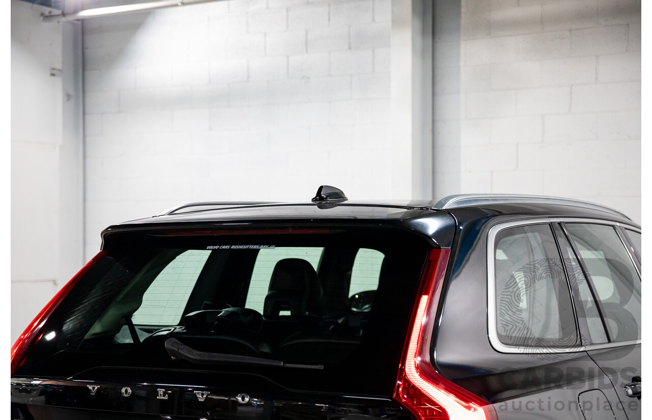 08/2018 Volvo XC90 T6 Inscription (AWD) 256 MY19 4d Wagon Onyx Black Twincharged 2.0L