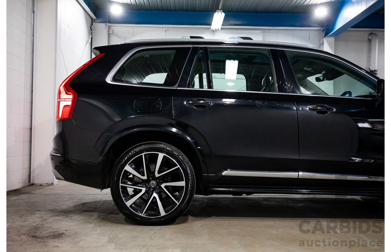 08/2018 Volvo XC90 T6 Inscription (AWD) 256 MY19 4d Wagon Onyx Black Twincharged 2.0L