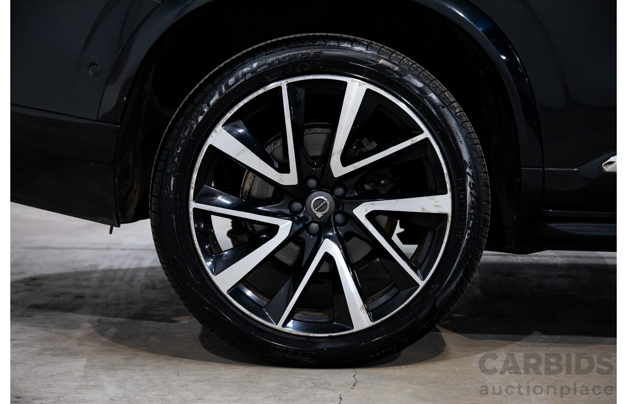 08/2018 Volvo XC90 T6 Inscription (AWD) 256 MY19 4d Wagon Onyx Black Twincharged 2.0L