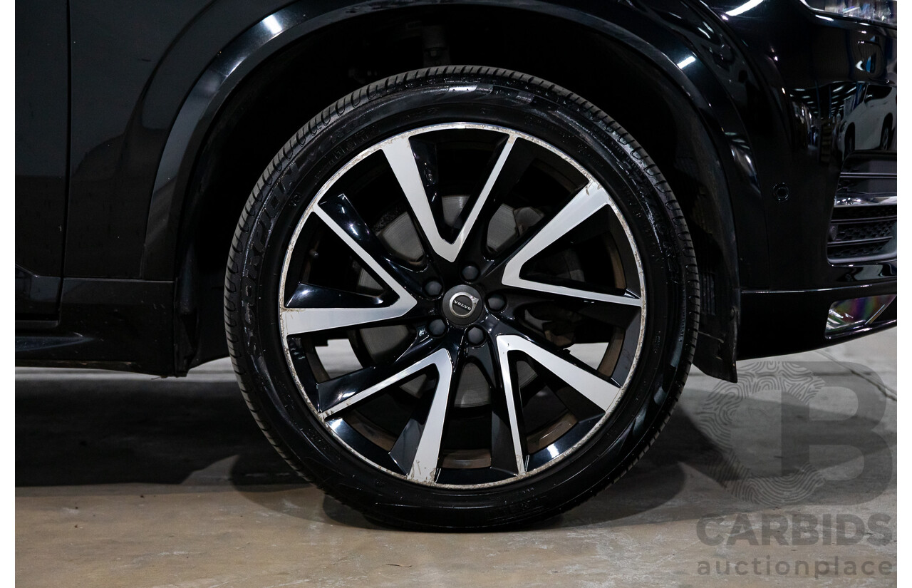 08/2018 Volvo XC90 T6 Inscription (AWD) 256 MY19 4d Wagon Onyx Black Twincharged 2.0L