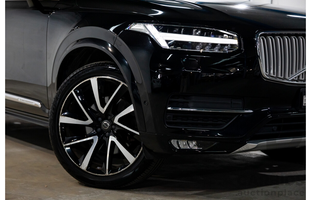 08/2018 Volvo XC90 T6 Inscription (AWD) 256 MY19 4d Wagon Onyx Black Twincharged 2.0L