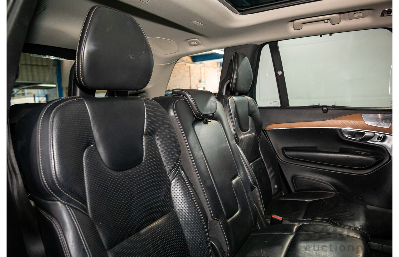 08/2018 Volvo XC90 T6 Inscription (AWD) 256 MY19 4d Wagon Onyx Black Twincharged 2.0L