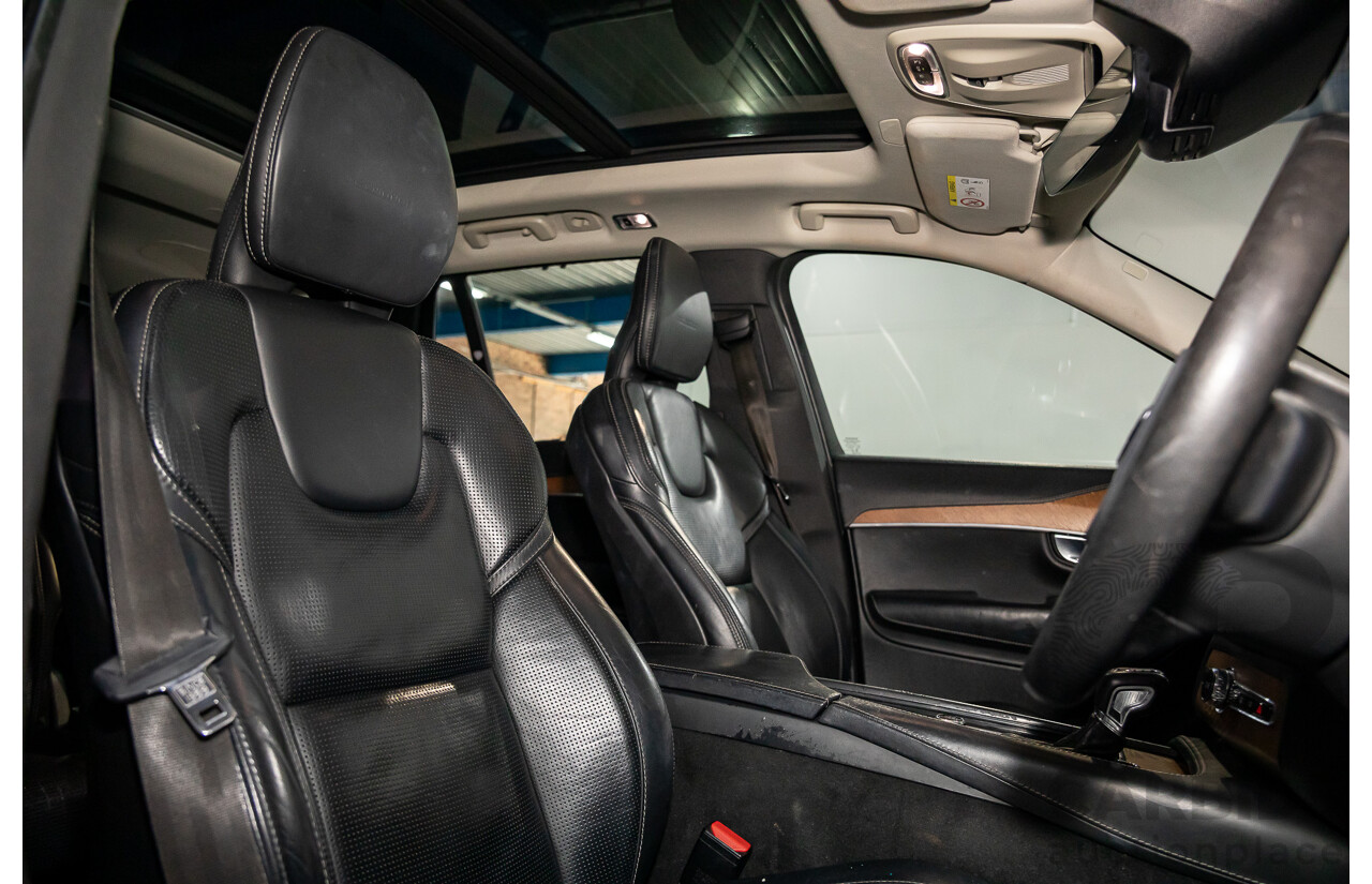 08/2018 Volvo XC90 T6 Inscription (AWD) 256 MY19 4d Wagon Onyx Black Twincharged 2.0L
