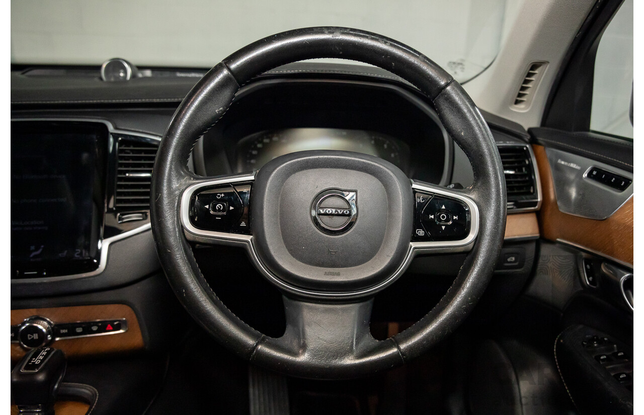 08/2018 Volvo XC90 T6 Inscription (AWD) 256 MY19 4d Wagon Onyx Black Twincharged 2.0L
