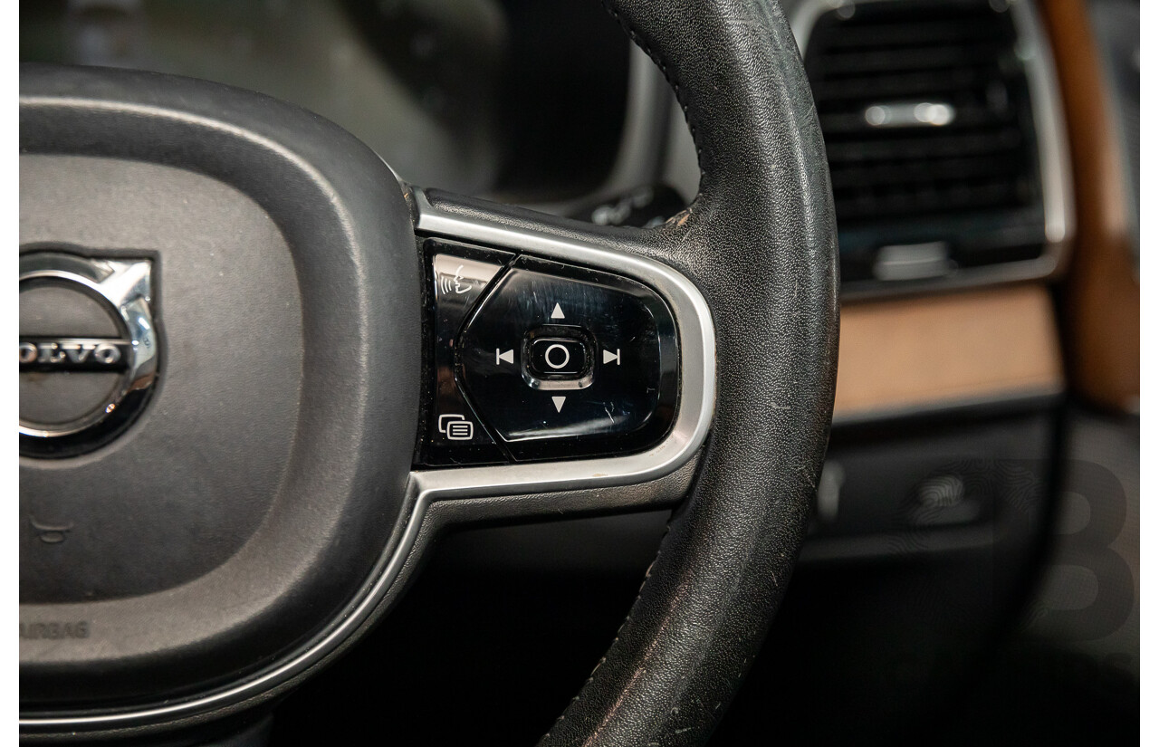 08/2018 Volvo XC90 T6 Inscription (AWD) 256 MY19 4d Wagon Onyx Black Twincharged 2.0L