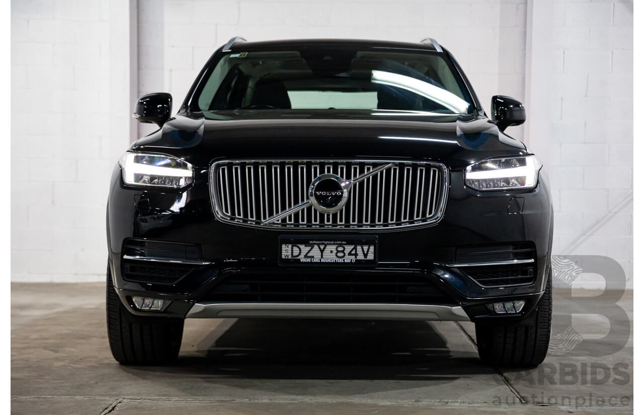 08/2018 Volvo XC90 T6 Inscription (AWD) 256 MY19 4d Wagon Onyx Black Twincharged 2.0L