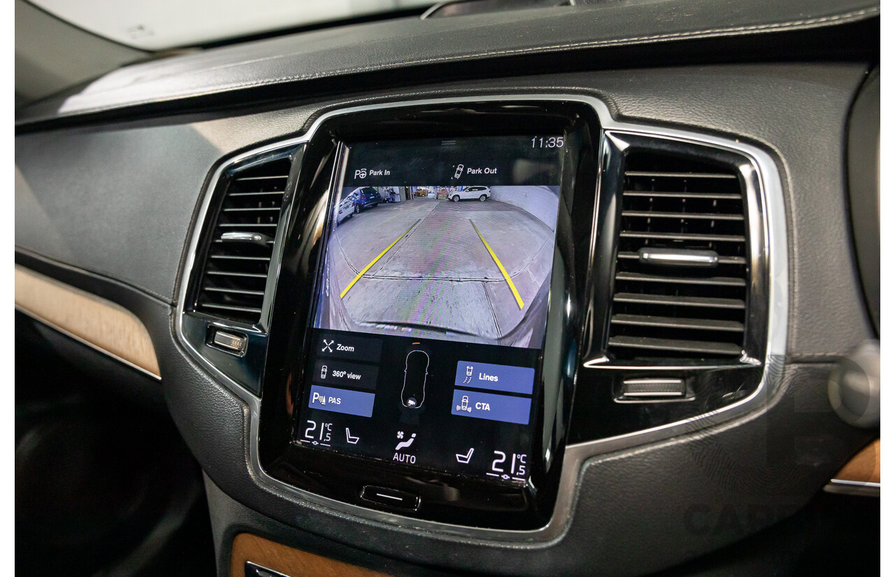 08/2018 Volvo XC90 T6 Inscription (AWD) 256 MY19 4d Wagon Onyx Black Twincharged 2.0L