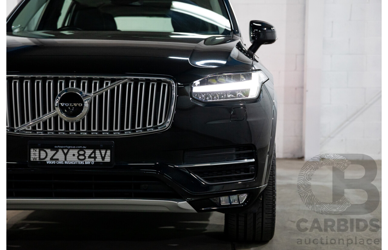 08/2018 Volvo XC90 T6 Inscription (AWD) 256 MY19 4d Wagon Onyx Black Twincharged 2.0L