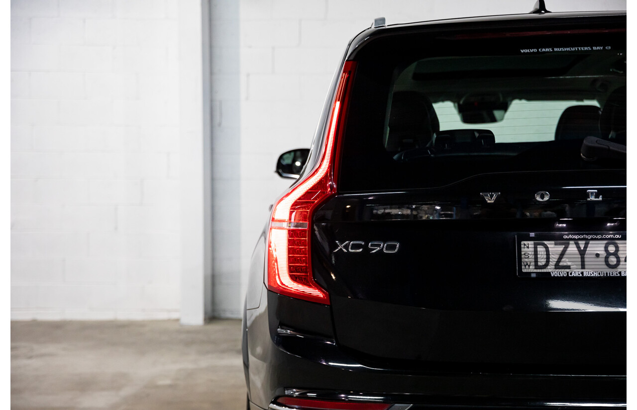 08/2018 Volvo XC90 T6 Inscription (AWD) 256 MY19 4d Wagon Onyx Black Twincharged 2.0L