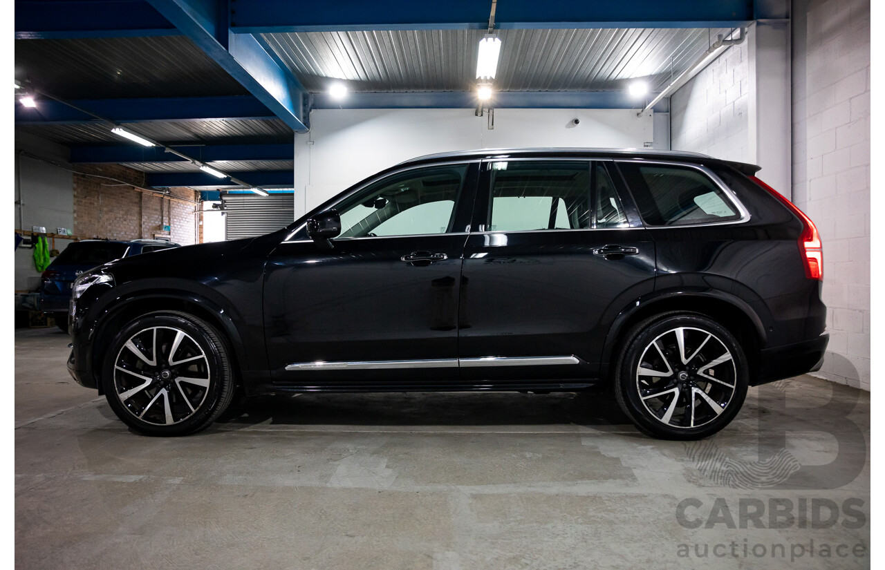 08/2018 Volvo XC90 T6 Inscription (AWD) 256 MY19 4d Wagon Onyx Black Twincharged 2.0L