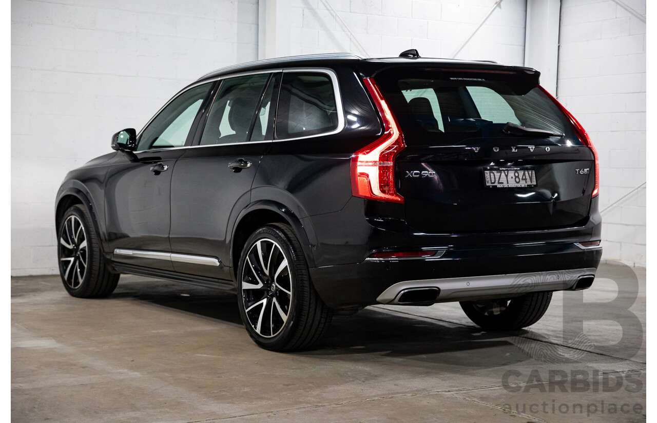 08/2018 Volvo XC90 T6 Inscription (AWD) 256 MY19 4d Wagon Onyx Black Twincharged 2.0L