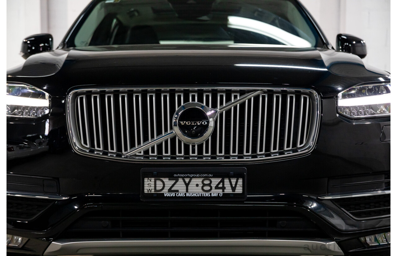 08/2018 Volvo XC90 T6 Inscription (AWD) 256 MY19 4d Wagon Onyx Black Twincharged 2.0L