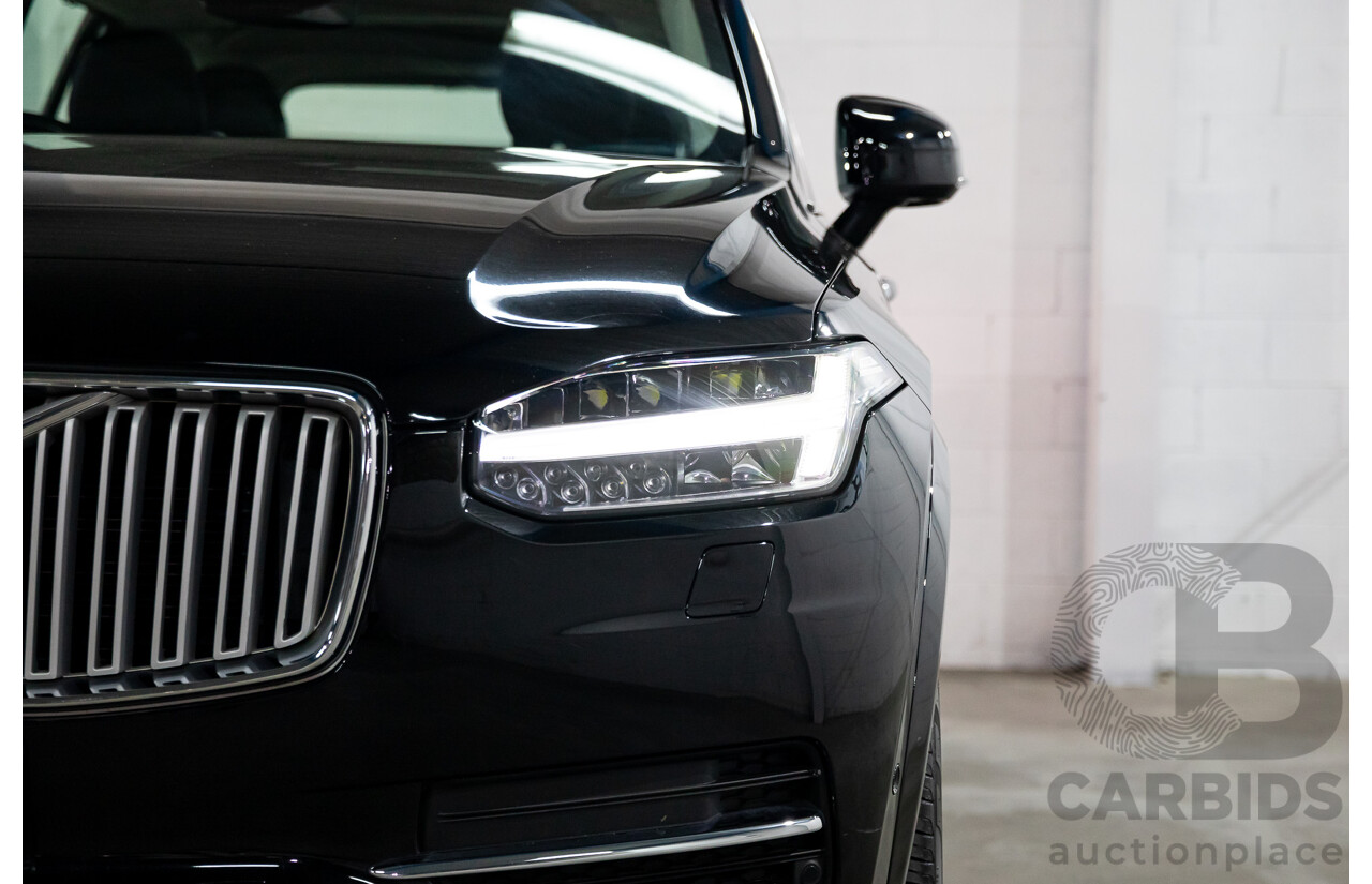08/2018 Volvo XC90 T6 Inscription (AWD) 256 MY19 4d Wagon Onyx Black Twincharged 2.0L