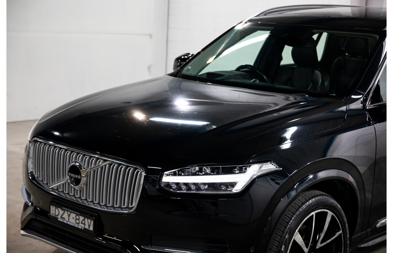 08/2018 Volvo XC90 T6 Inscription (AWD) 256 MY19 4d Wagon Onyx Black Twincharged 2.0L