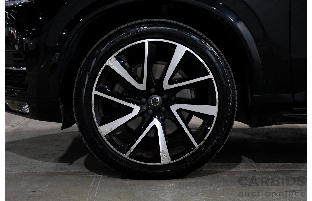 08/2018 Volvo XC90 T6 Inscription (AWD) 256 MY19 4d Wagon Onyx Black Twincharged 2.0L