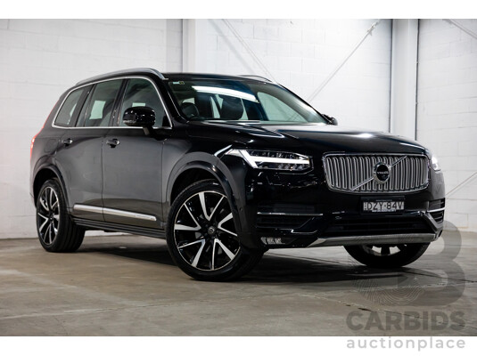08/2018 Volvo XC90 T6 Inscription (AWD) 256 MY19 4d Wagon Onyx Black Twincharged 2.0L
