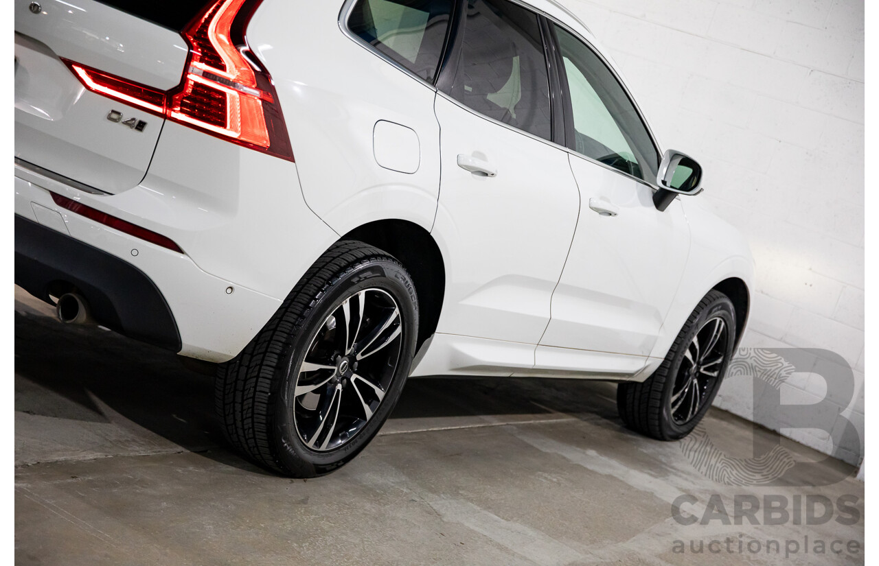 06/2018 Volvo XC60 D4 Momentum (AWD) 246 MY19 4d Wagon Ice White Turbo Diesel 2.0L