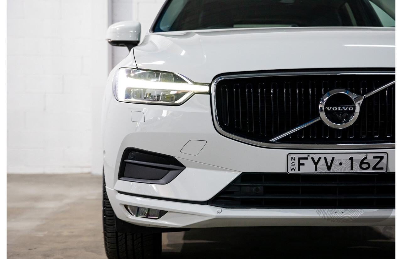 06/2018 Volvo XC60 D4 Momentum (AWD) 246 MY19 4d Wagon Ice White Turbo Diesel 2.0L