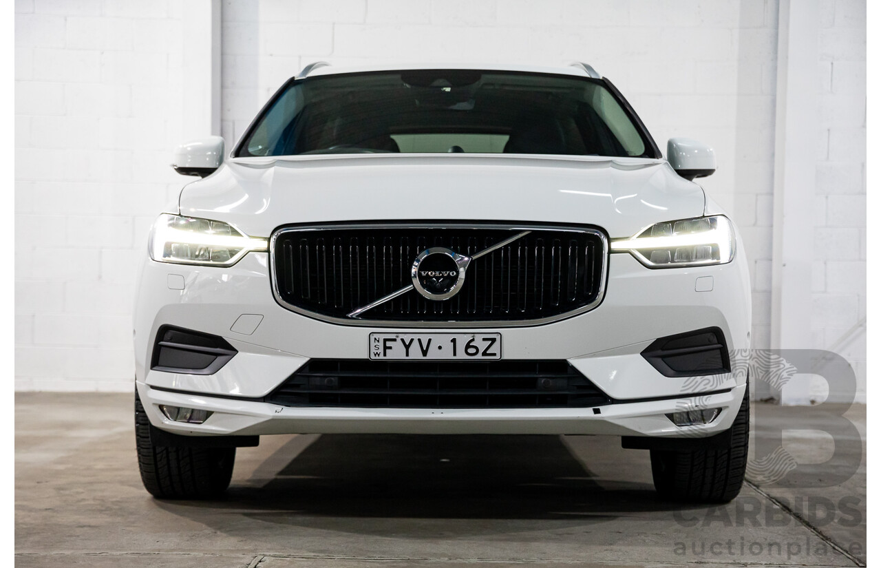 06/2018 Volvo XC60 D4 Momentum (AWD) 246 MY19 4d Wagon Ice White Turbo Diesel 2.0L