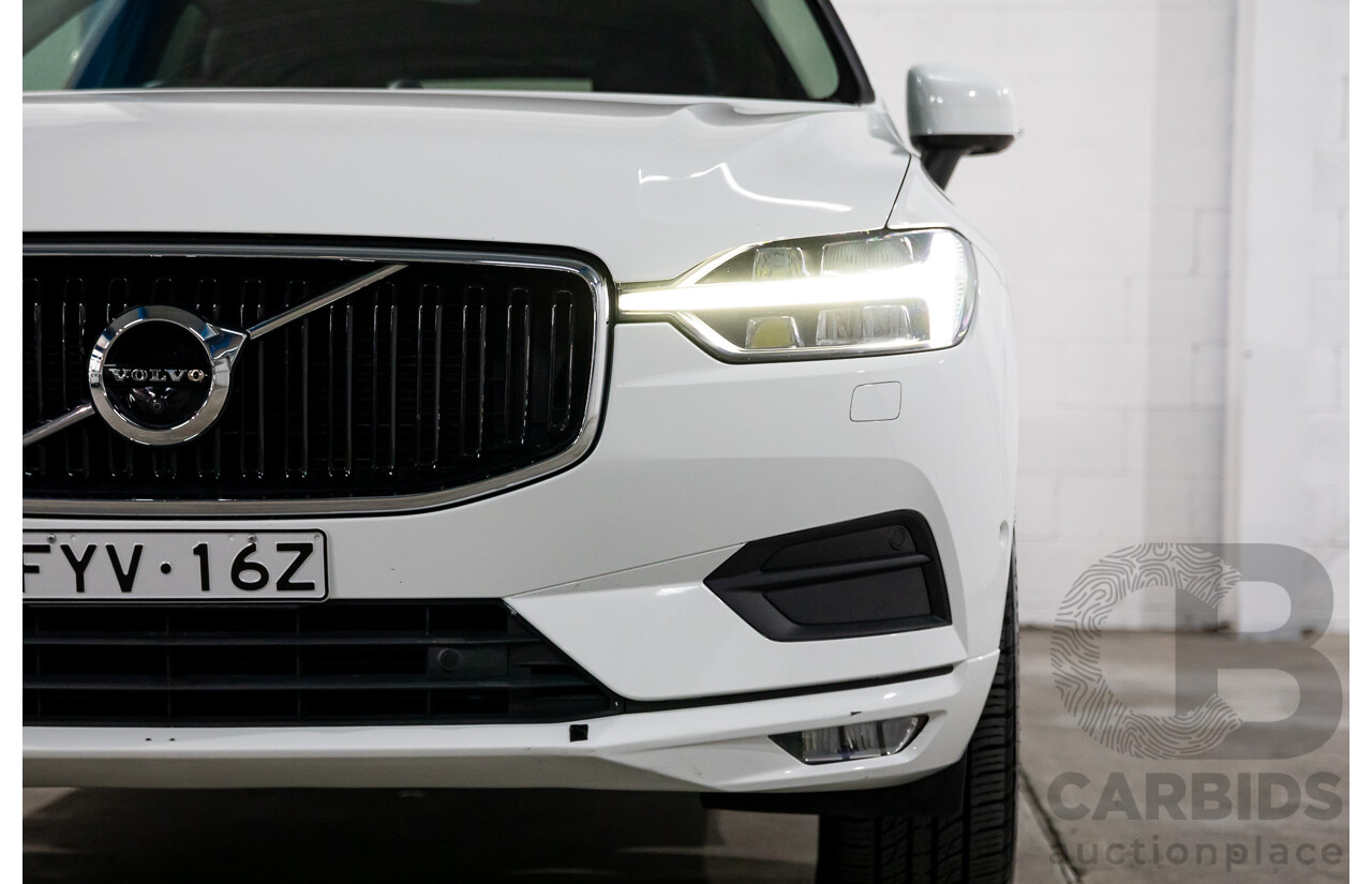 06/2018 Volvo XC60 D4 Momentum (AWD) 246 MY19 4d Wagon Ice White Turbo Diesel 2.0L