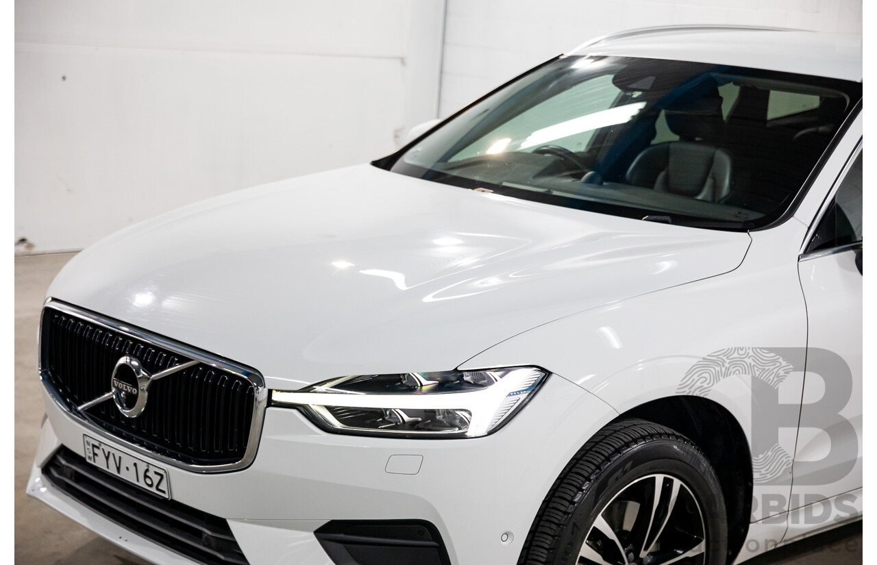 06/2018 Volvo XC60 D4 Momentum (AWD) 246 MY19 4d Wagon Ice White Turbo Diesel 2.0L