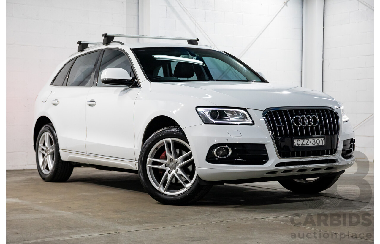 6/2015 Audi Q5 2.0 TDI Quattro 8R MY15 4d Wagon Ibis White Turbo Diesel 2.0L