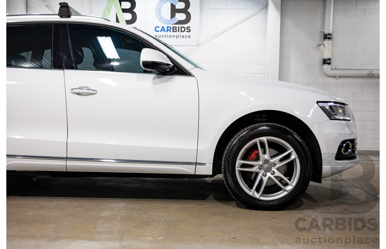 6/2015 Audi Q5 2.0 TDI Quattro 8R MY15 4d Wagon Ibis White Turbo Diesel 2.0L