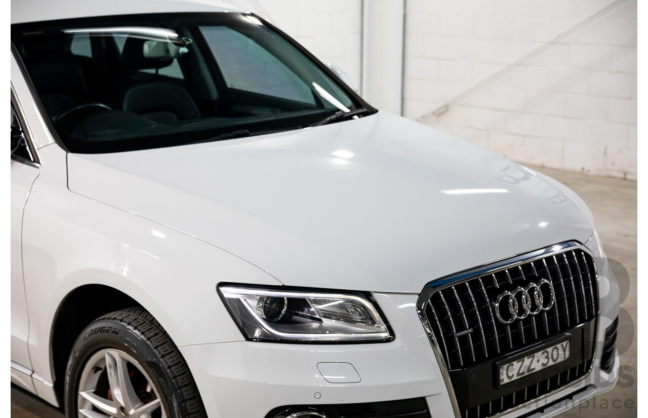 6/2015 Audi Q5 2.0 TDI Quattro 8R MY15 4d Wagon Ibis White Turbo Diesel 2.0L