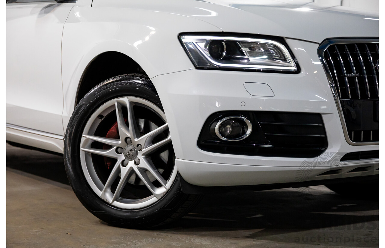 6/2015 Audi Q5 2.0 TDI Quattro 8R MY15 4d Wagon Ibis White Turbo Diesel 2.0L
