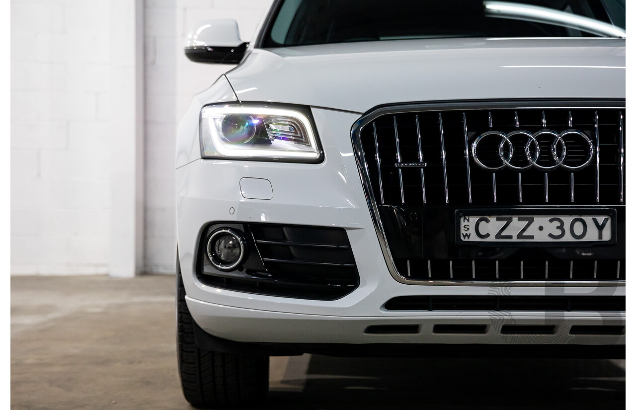 6/2015 Audi Q5 2.0 TDI Quattro 8R MY15 4d Wagon Ibis White Turbo Diesel 2.0L