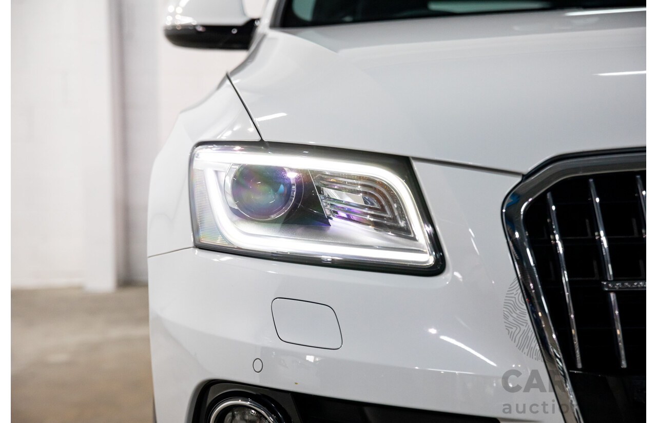 6/2015 Audi Q5 2.0 TDI Quattro 8R MY15 4d Wagon Ibis White Turbo Diesel 2.0L