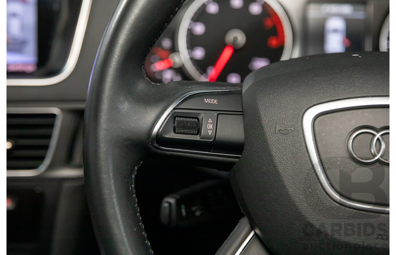 6/2015 Audi Q5 2.0 TDI Quattro 8R MY15 4d Wagon Ibis White Turbo Diesel 2.0L