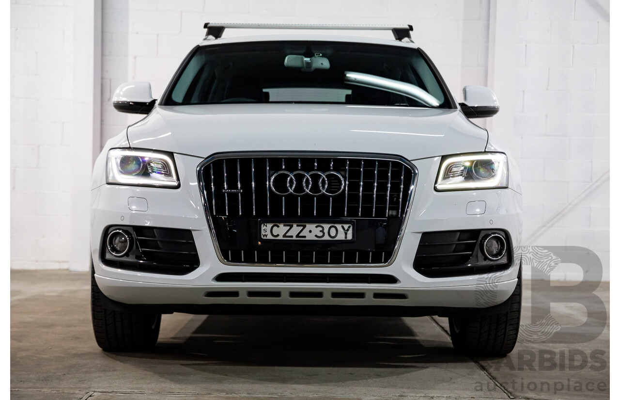 6/2015 Audi Q5 2.0 TDI Quattro 8R MY15 4d Wagon Ibis White Turbo Diesel 2.0L